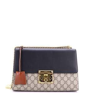 Gucci Padlock Shoulder Bag Gg Coated #254078G13B